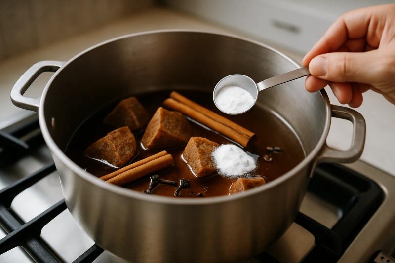 Paso 2 de Dulce de Calabaza con Piloncillo