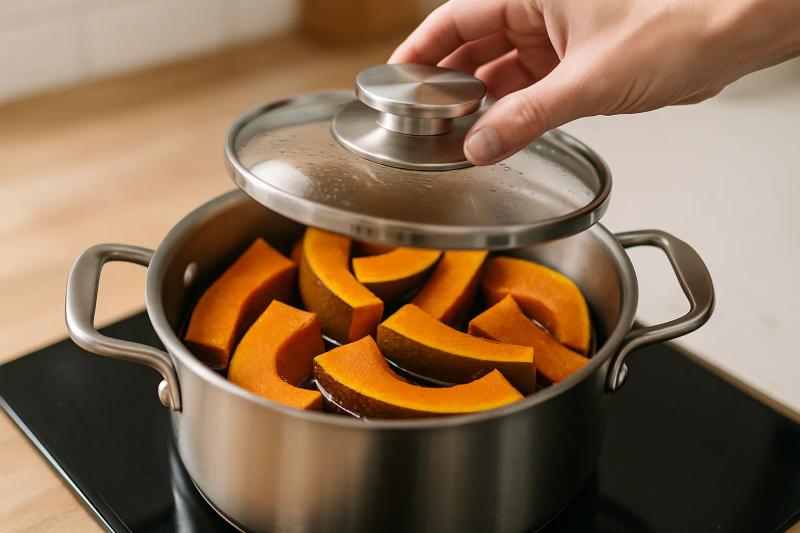 Paso 3 de Dulce de Calabaza con Piloncillo