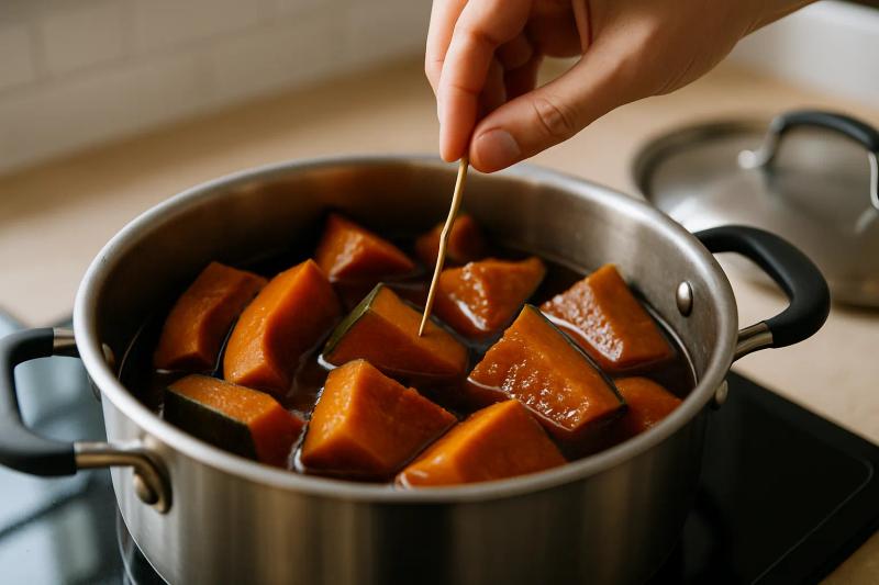 Paso 4 de Dulce de Calabaza con Piloncillo