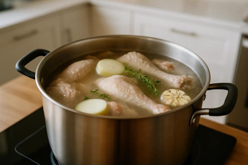 Paso 1 de Pavo en Mole Negro