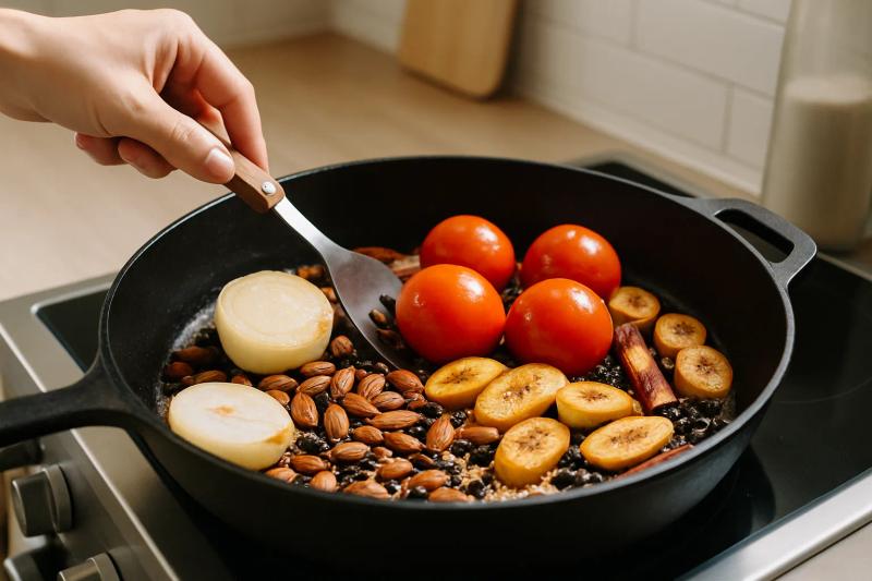 Paso 3 de Pavo en Mole Negro