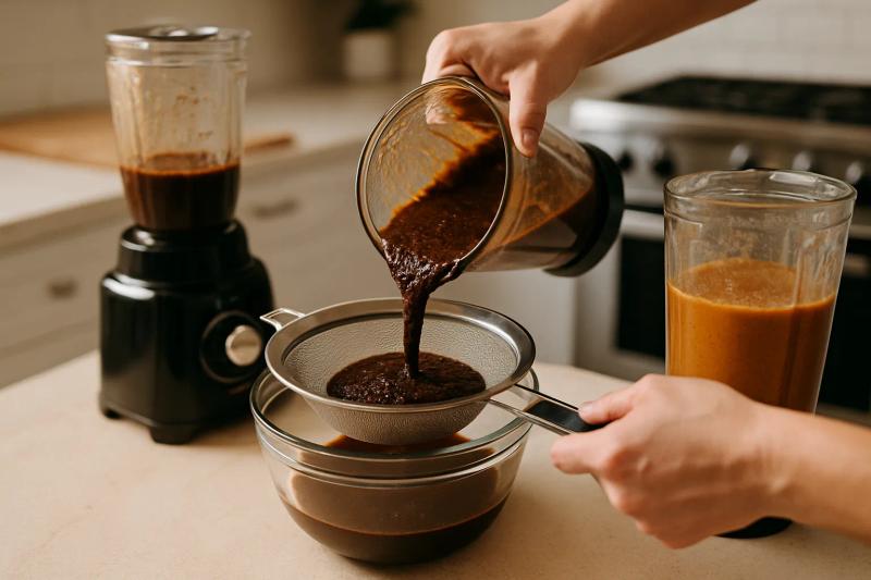 Paso 4 de Pavo en Mole Negro