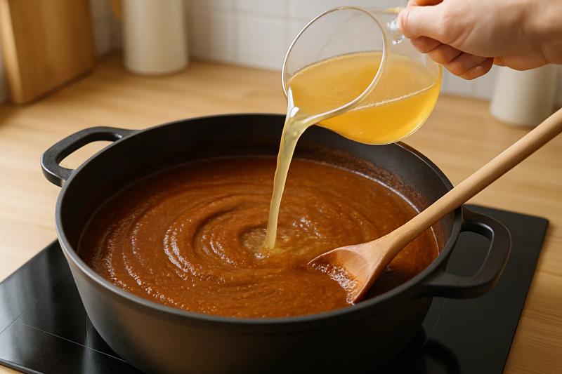 Paso 6 de Pavo en Mole Negro