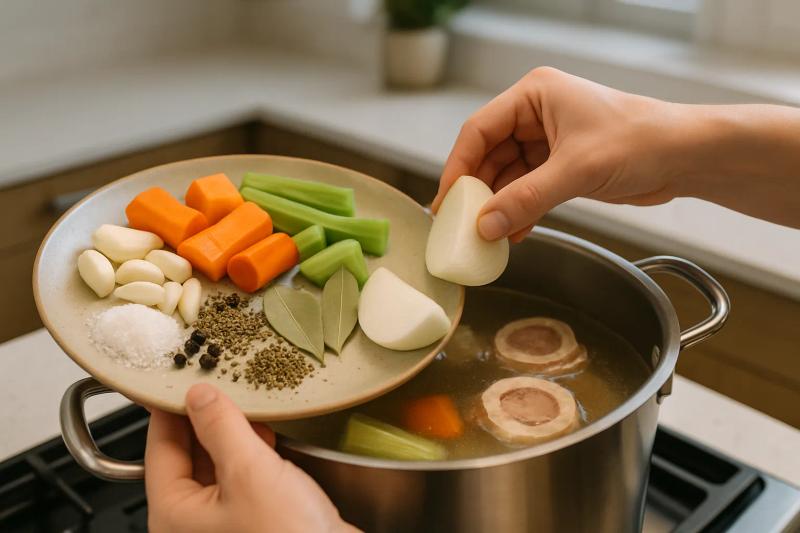 Paso 3 de Sopa de Médula