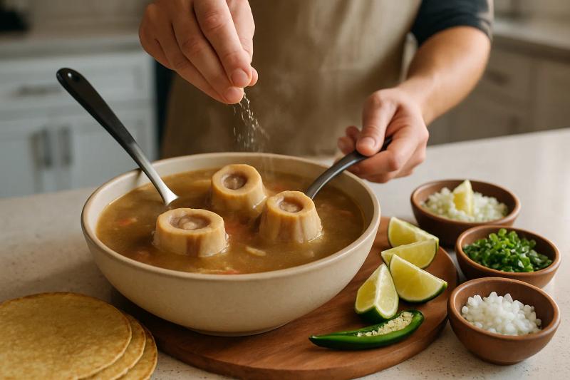 Paso 5 de Sopa de Médula