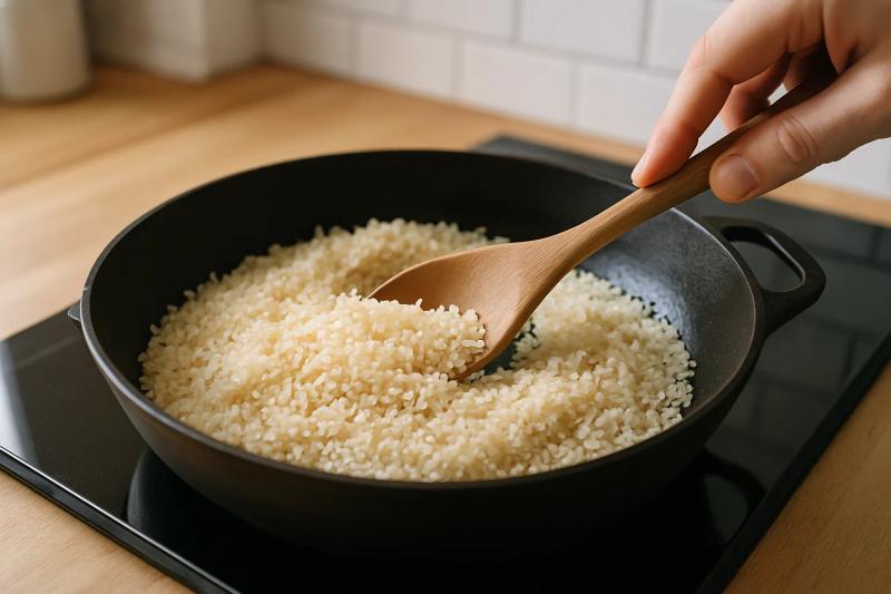 Paso 2 de Arroz con Mango y Chile