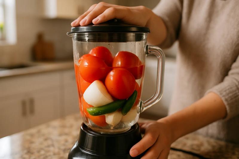 Paso 1 de Carne Molida en Salsa Roja