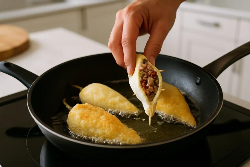 Paso 4 de Chiles Güeros Rellenos