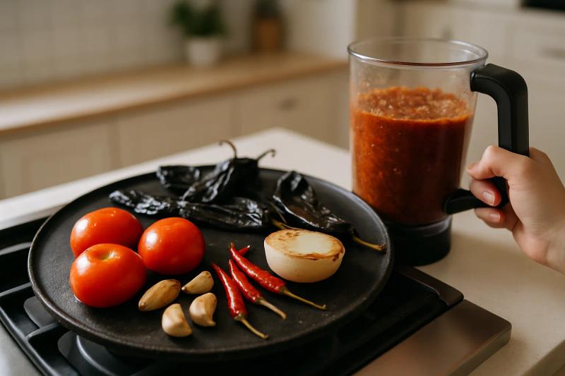 Paso 2 de Molcajete de Mariscos