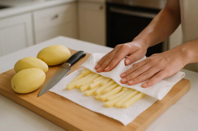 Paso 1 de Papas a la Francesa con Chile