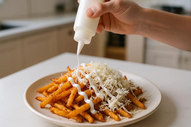 Paso 5 de Papas a la Francesa con Chile