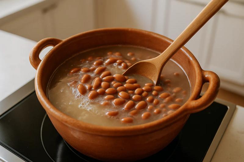 Paso 2 de Frijoles Maneados