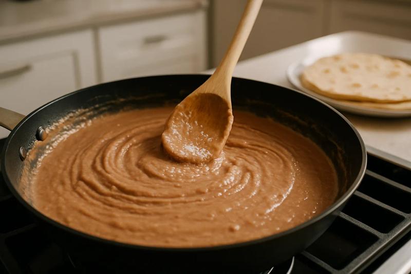 Paso 5 de Frijoles Maneados