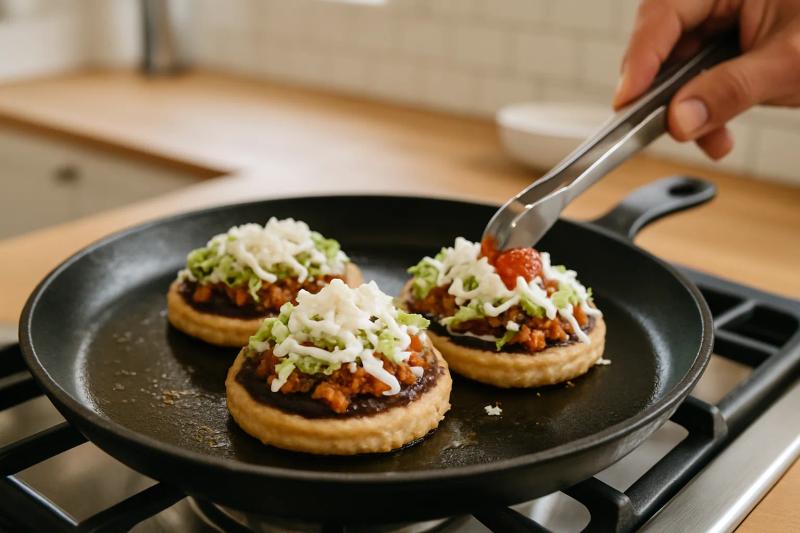 Paso 5 de Sopes Poblanos