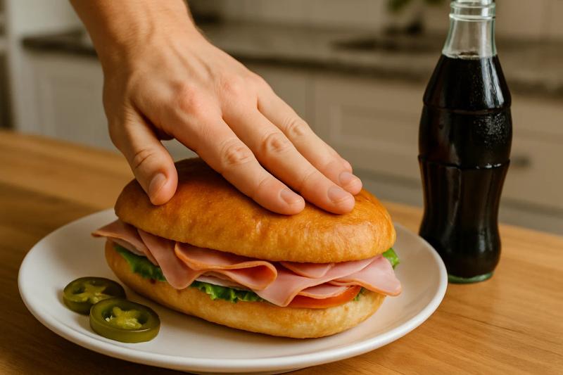 Paso 5 de Torta de Jamón