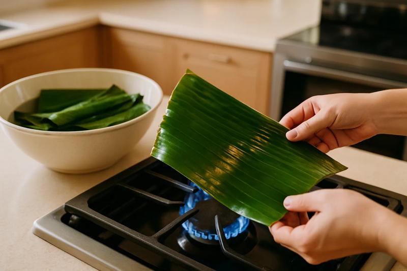 Paso 1 de Tamales de Frijol con Hoja Santa