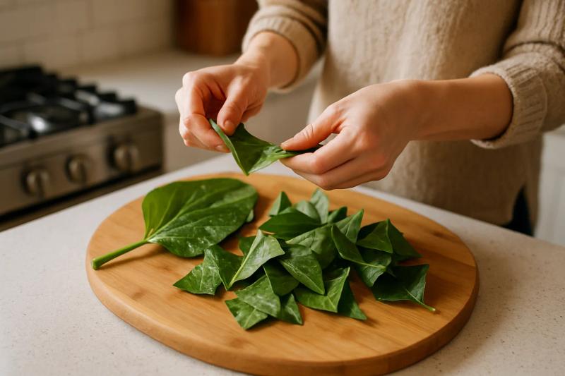 Paso 4 de Tamales de Frijol con Hoja Santa