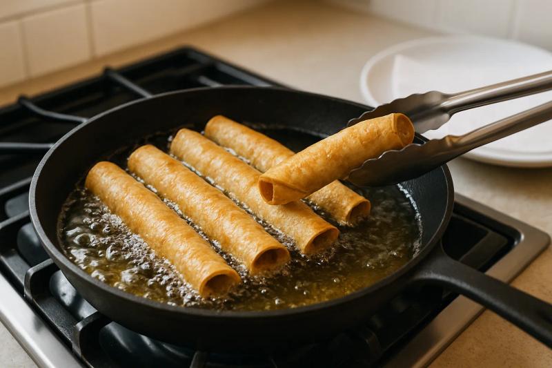 Paso 4 de Flautas de Requesón