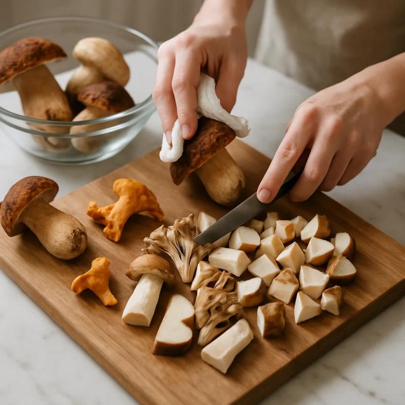 Paso 2 de Empanadas de Hongos Silvestres