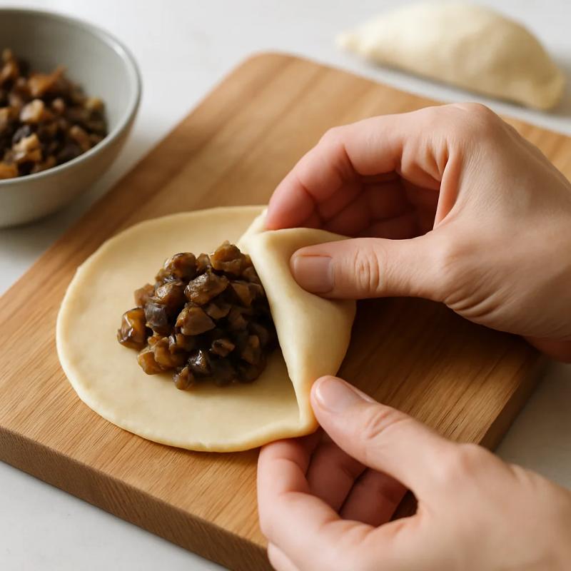Paso 6 de Empanadas de Hongos Silvestres