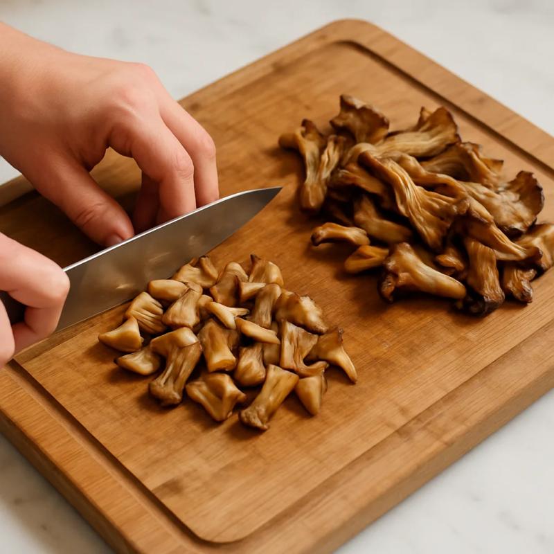 Paso 4 de Tacos de Chicharrón Prensado de Setas