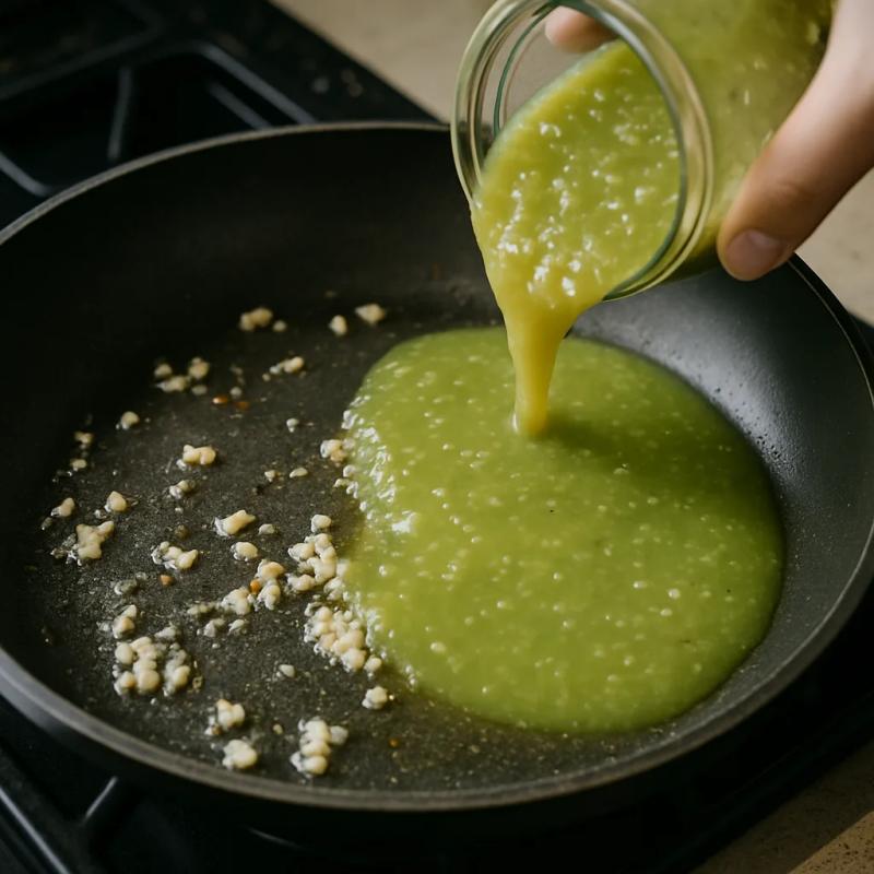 Paso 5 de Tacos de Chicharrón Prensado de Setas