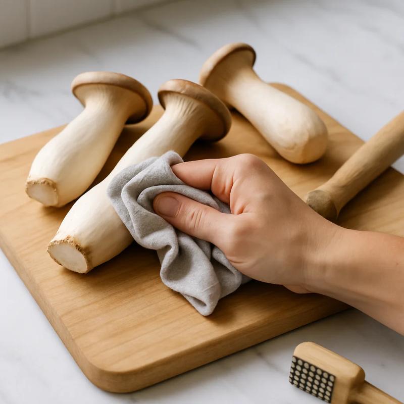 Paso 1 de Milanesa de Setas Empanizada