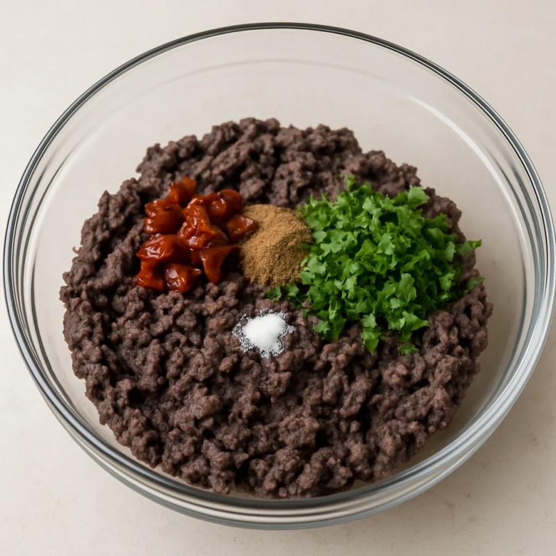 Paso 2 de Croquetas de Frijol Negro y Chipotle