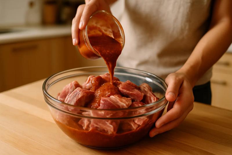 Paso 2 de Tacos de Mixiote