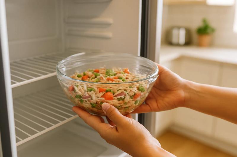 Paso 4 de Tostadas de Salpicón