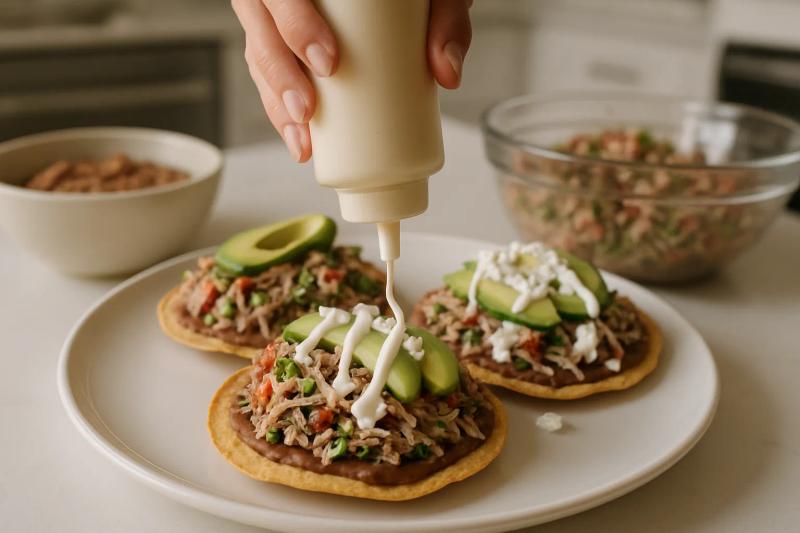 Paso 5 de Tostadas de Salpicón