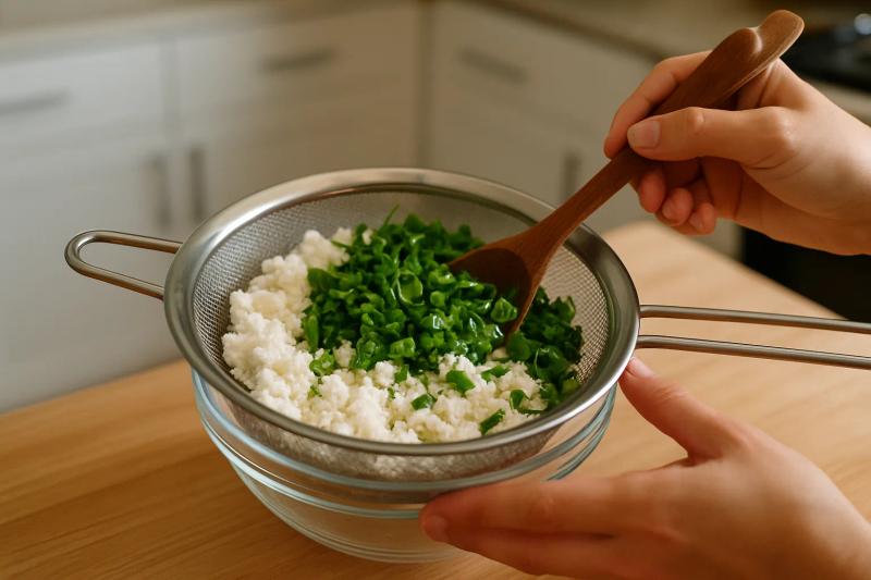 Paso 1 de Empanadas de Requesón