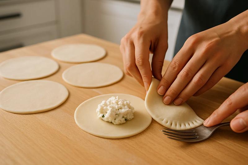 Paso 4 de Empanadas de Requesón