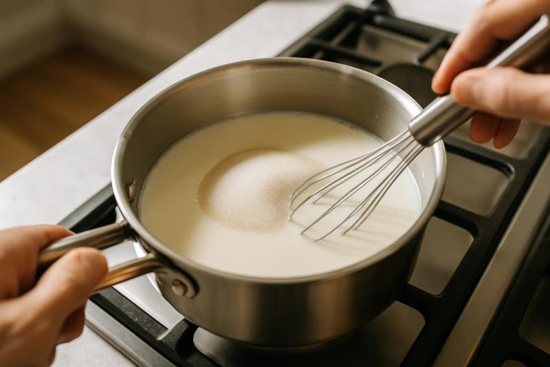 Paso 2 de Helado de Mango con Chile