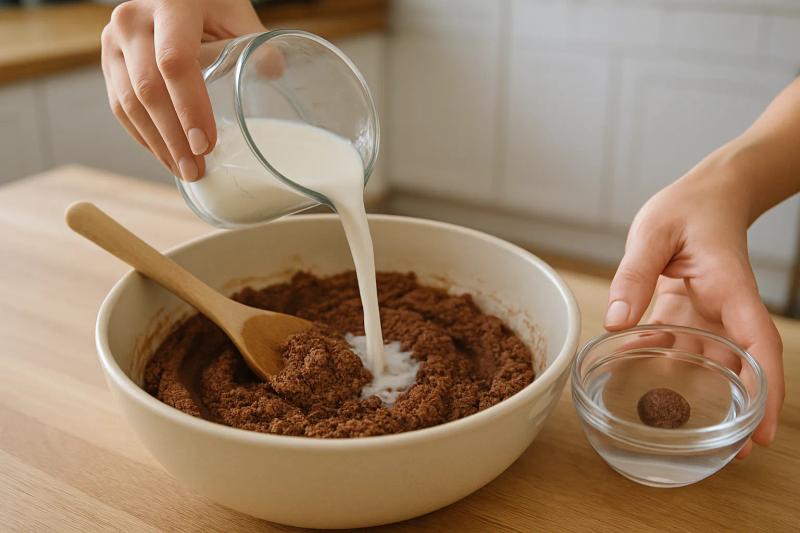 Paso 3 de Tamales de Chocolate