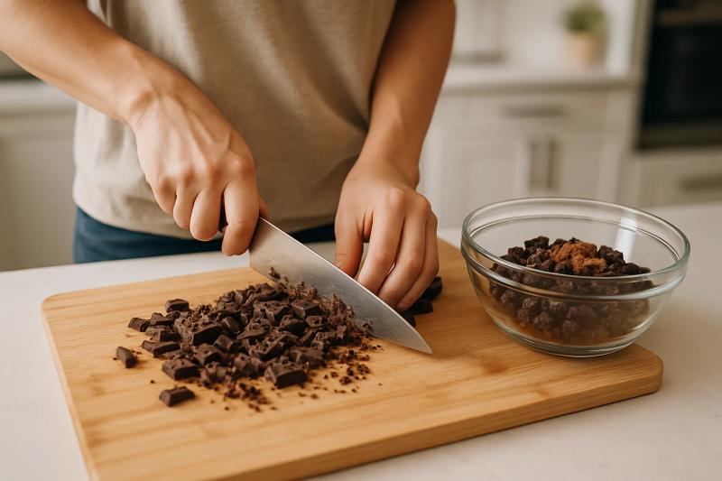 Paso 4 de Tamales de Chocolate