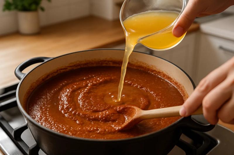 Paso 5 de Mole Almendrado