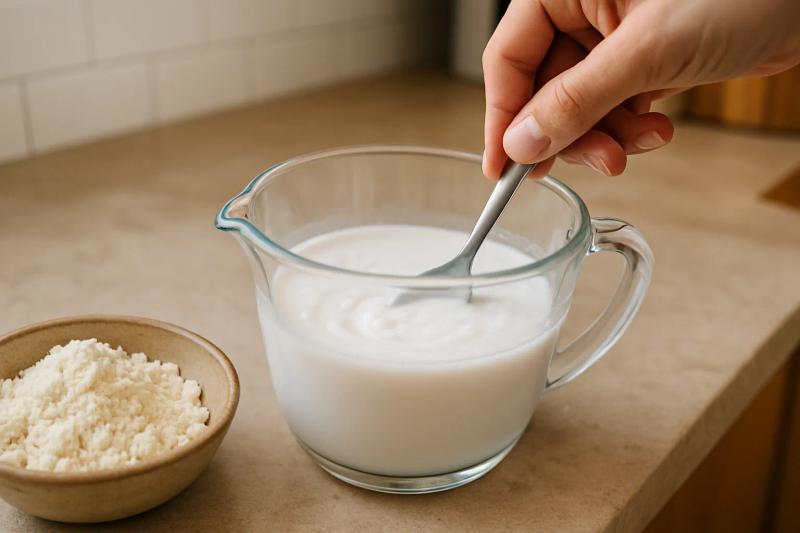 Paso 1 de Atole de Coco
