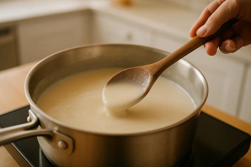 Paso 4 de Atole de Coco