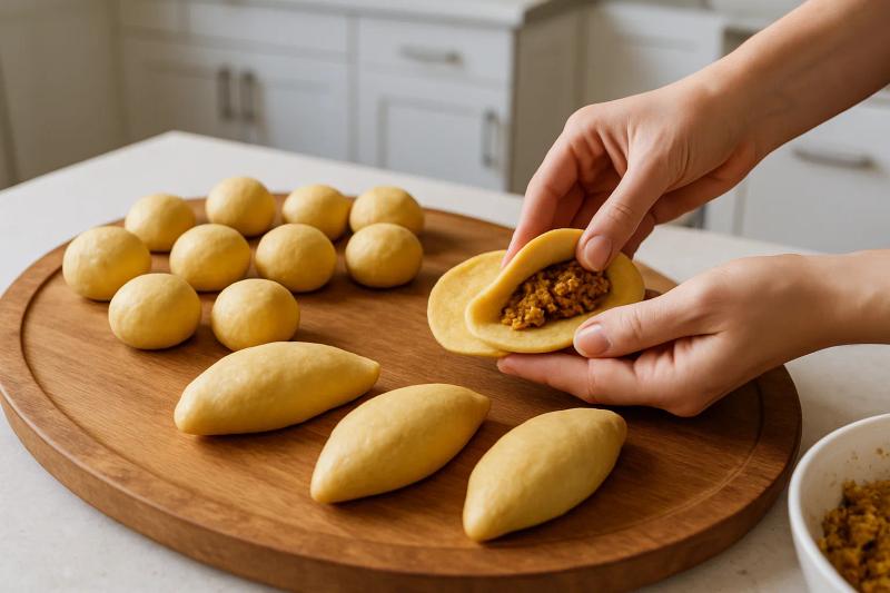 Paso 4 de Molotes de Plátano