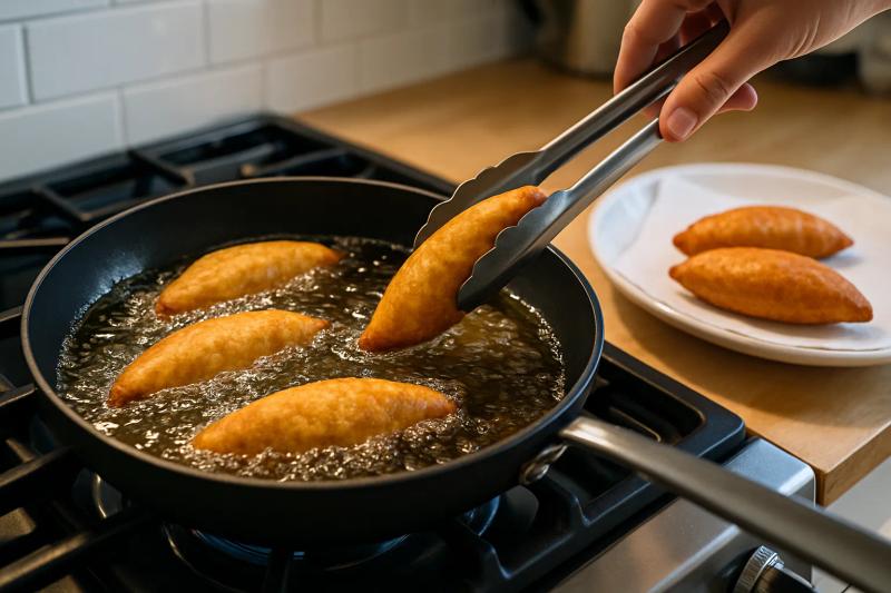 Paso 5 de Molotes de Plátano