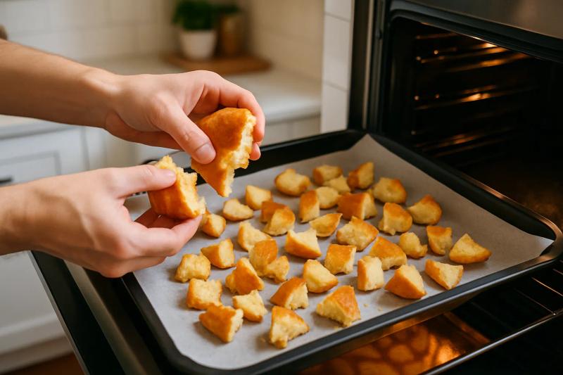 Paso 1 de Sopa de Pan con Chile
