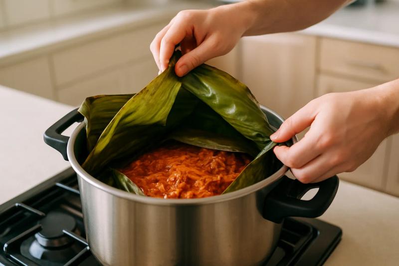 Paso 2 de Tacos de Cochinita Dorados