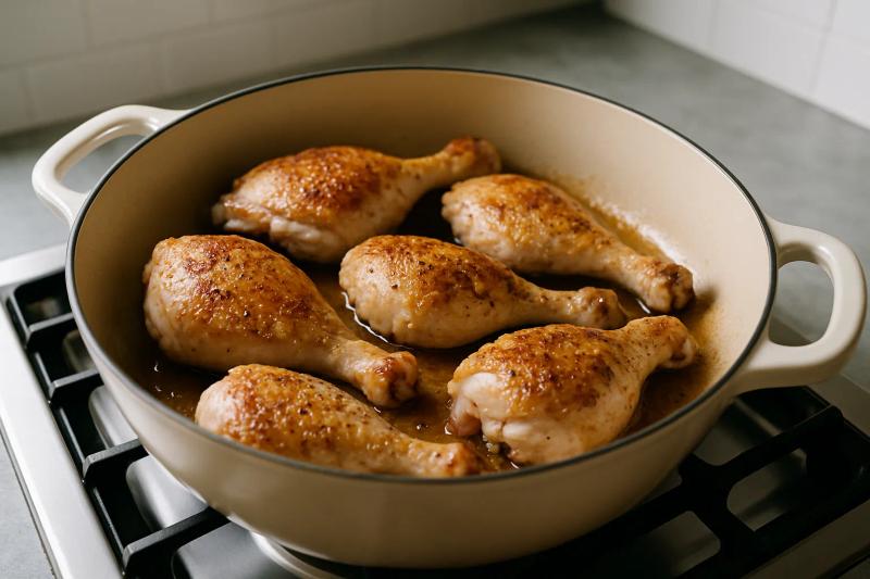 Paso 1 de Pollo Almendrado Poblano