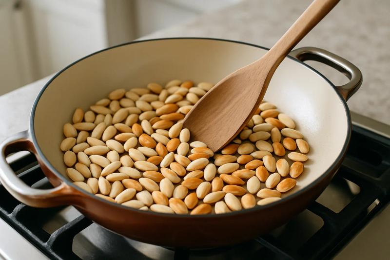 Paso 2 de Pollo Almendrado Poblano