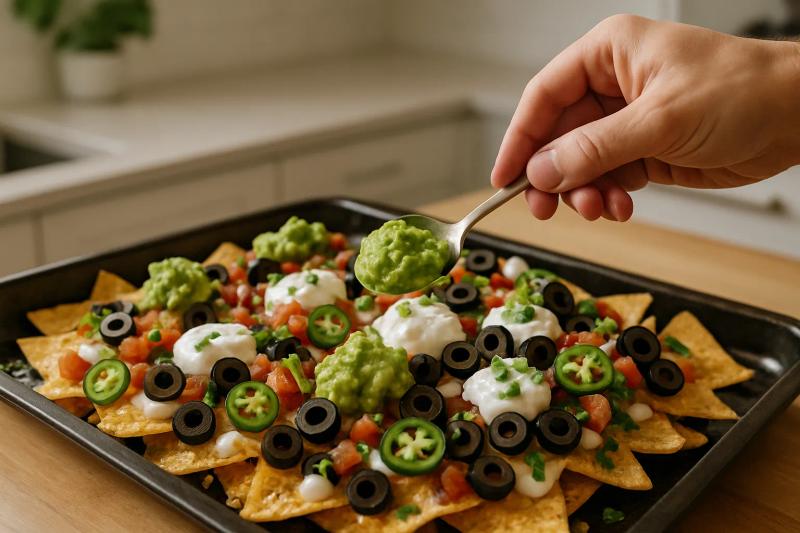 Paso 4 de Nachos Supremos