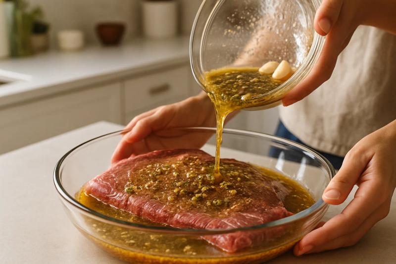 Paso 1 de Fajitas de Res