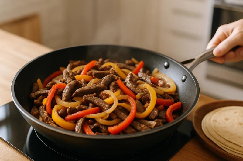 Paso 4 de Fajitas de Res