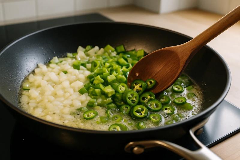 Paso 1 de Chili con Queso Dip