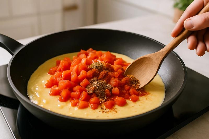 Paso 2 de Chili con Queso Dip